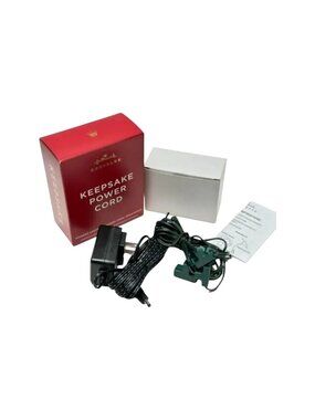 Hallmark Power Cord 2020 Electrical  Power Supply Adaptor up to 7 Ornaments NEW